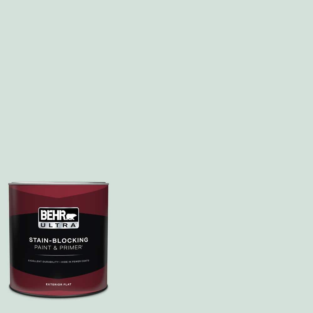 BEHR ULTRA 1 qt. #S430-1A Reflecting Moment Flat Exterior Paint and Primer (1)