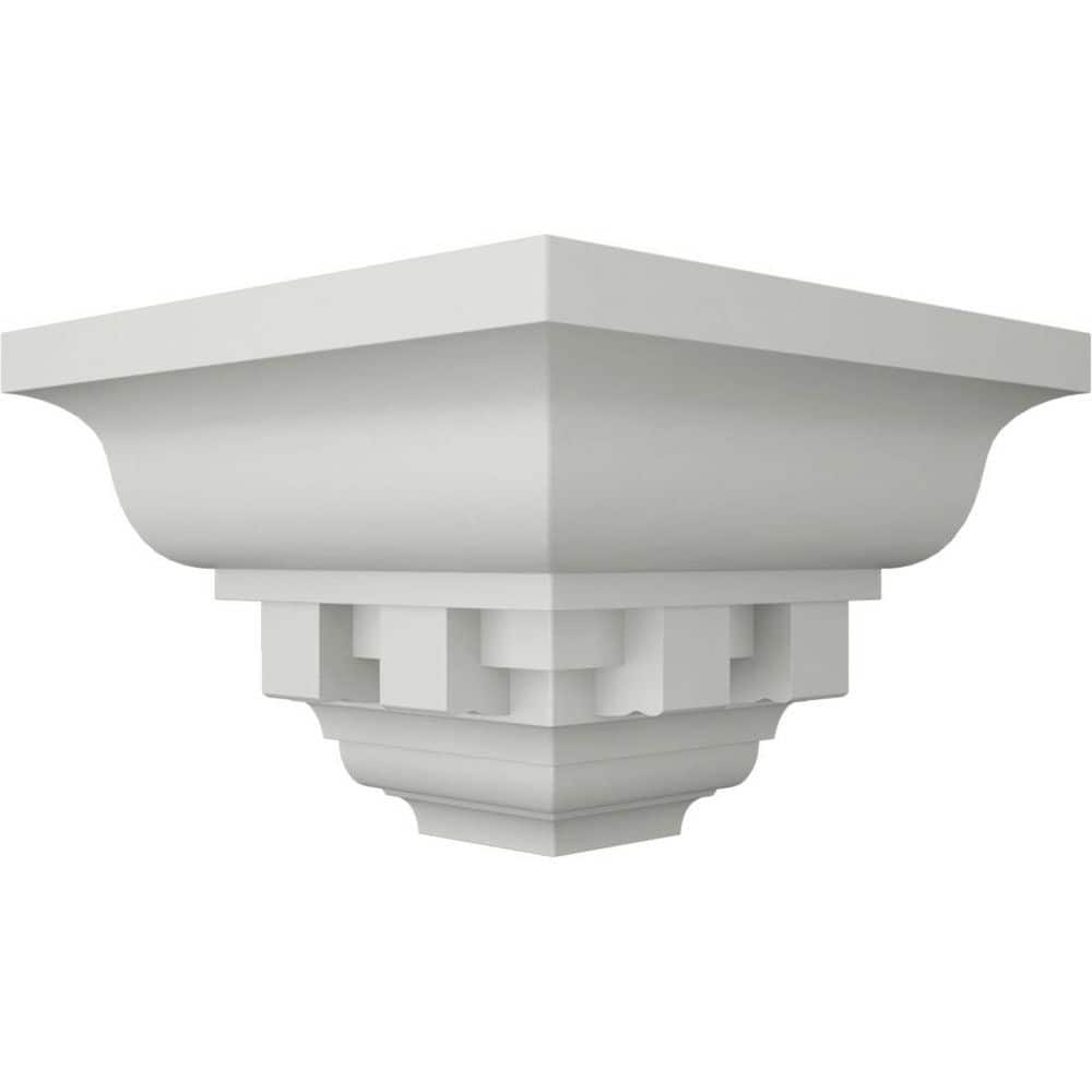 Ekena Millwork 2-3/4 in. x 2-3/4 in. x 2-3/4 in. Urethane Outside Corner Moulding (Matches Moulding MLD02X02X03DE) (3)