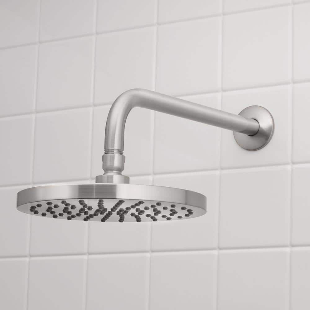Glacier Bay Raincan 3.5 J-shaped Shower Arm Nickel (4)