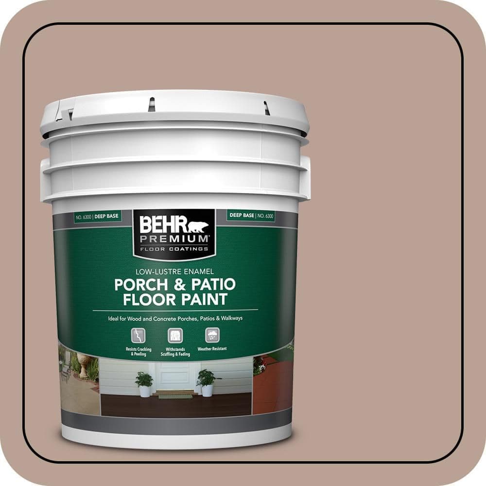 BEHR PREMIUM #N190-4 Low-Lustre Enamel Interior/Exterior Porch and Patio Floor Paint (1)