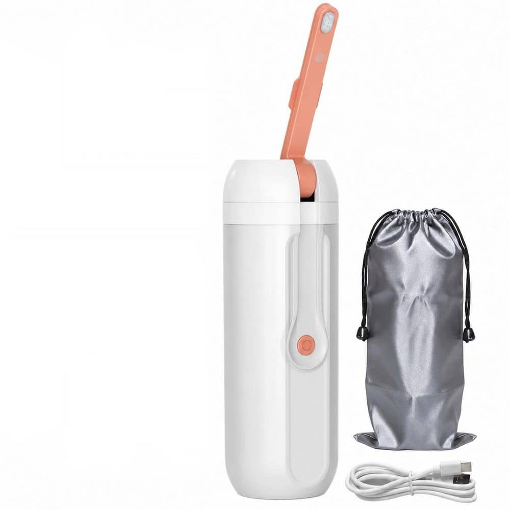 Anqtovp Handheld Bidet Attachment Travel Electric Sprayer with LED Display, 340ml Bottle Included, Waterproof