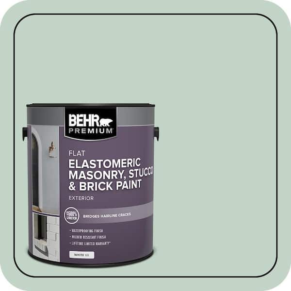 BEHR PREMIUM 1 gal. #MS-64 Mesa Verde Elastomeric Masonry, Stucco and Brick Exterior Paint (2)