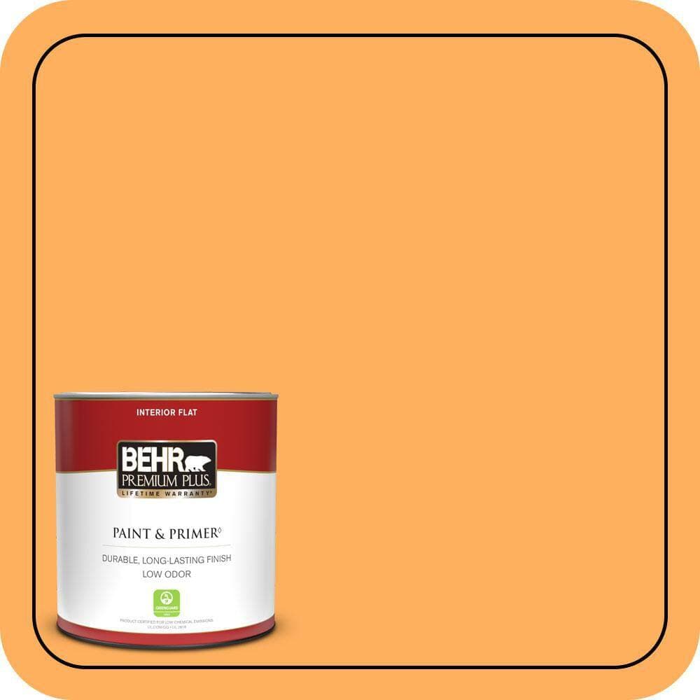 BEHR PREMIUM PLUS #280B-5 Vintage Orange Enamel Low Odor & Primer