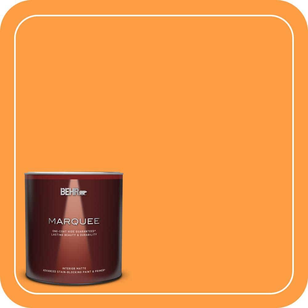 BEHR MARQUEE 1 qt. #P240-6 Exotic Blossom Matte Interior Paint & Primer
