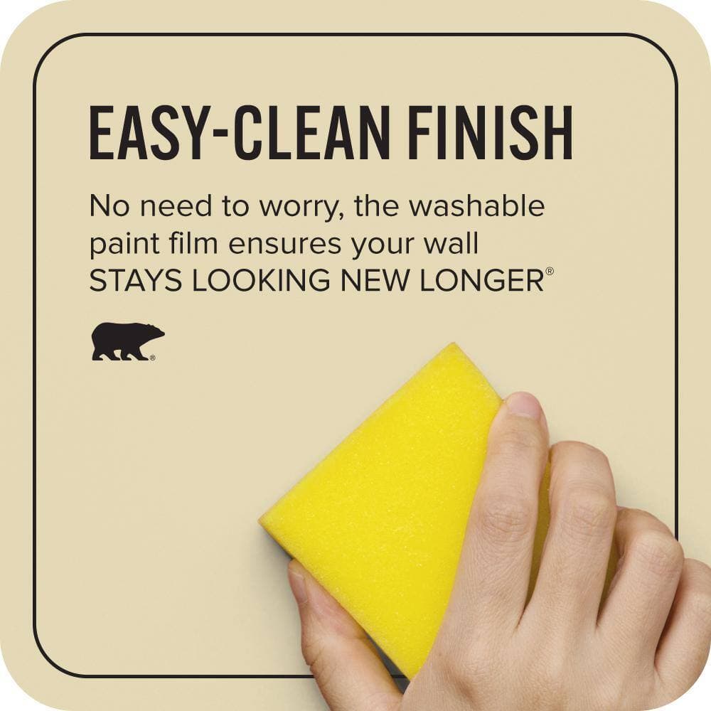 BEHR ULTRA 1 gal. #PPU8-13 Lemon Balm Extra Durable Flat Interior Paint & Primer (4)
