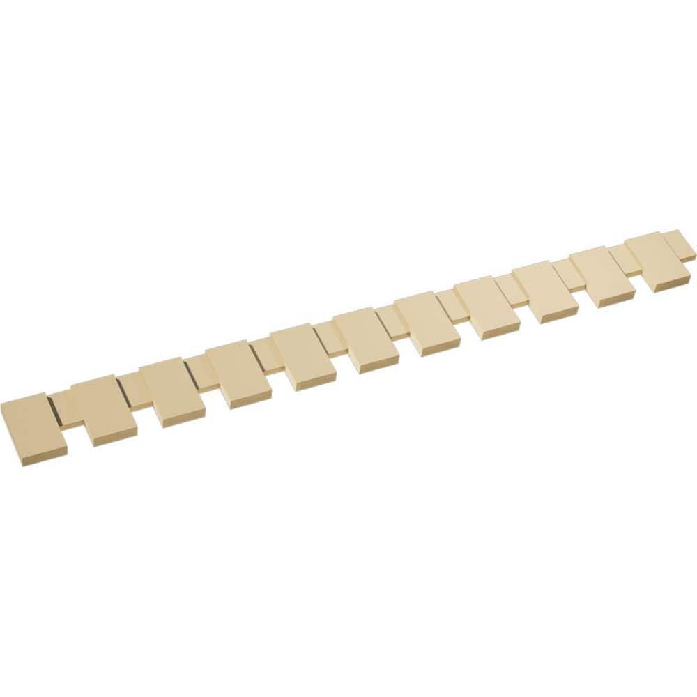 Ekena Millwork 1 in. D x 8 in. W x 40 in. L Primed Polyurethane Panel Moulding (3)