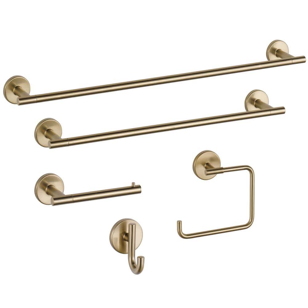 Delta Trinsic Wall Mount Double Towel Hook Bath Hardware Accessory (3)