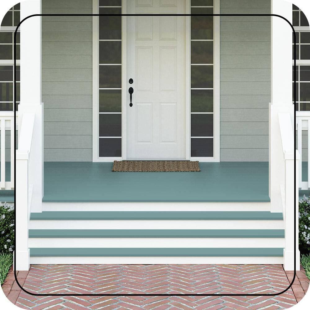 BEHR PREMIUM #S440-4 Textured Low-Lustre Enamel Interior/Exterior Porch and Patio Anti-Slip Floor Paint (2)