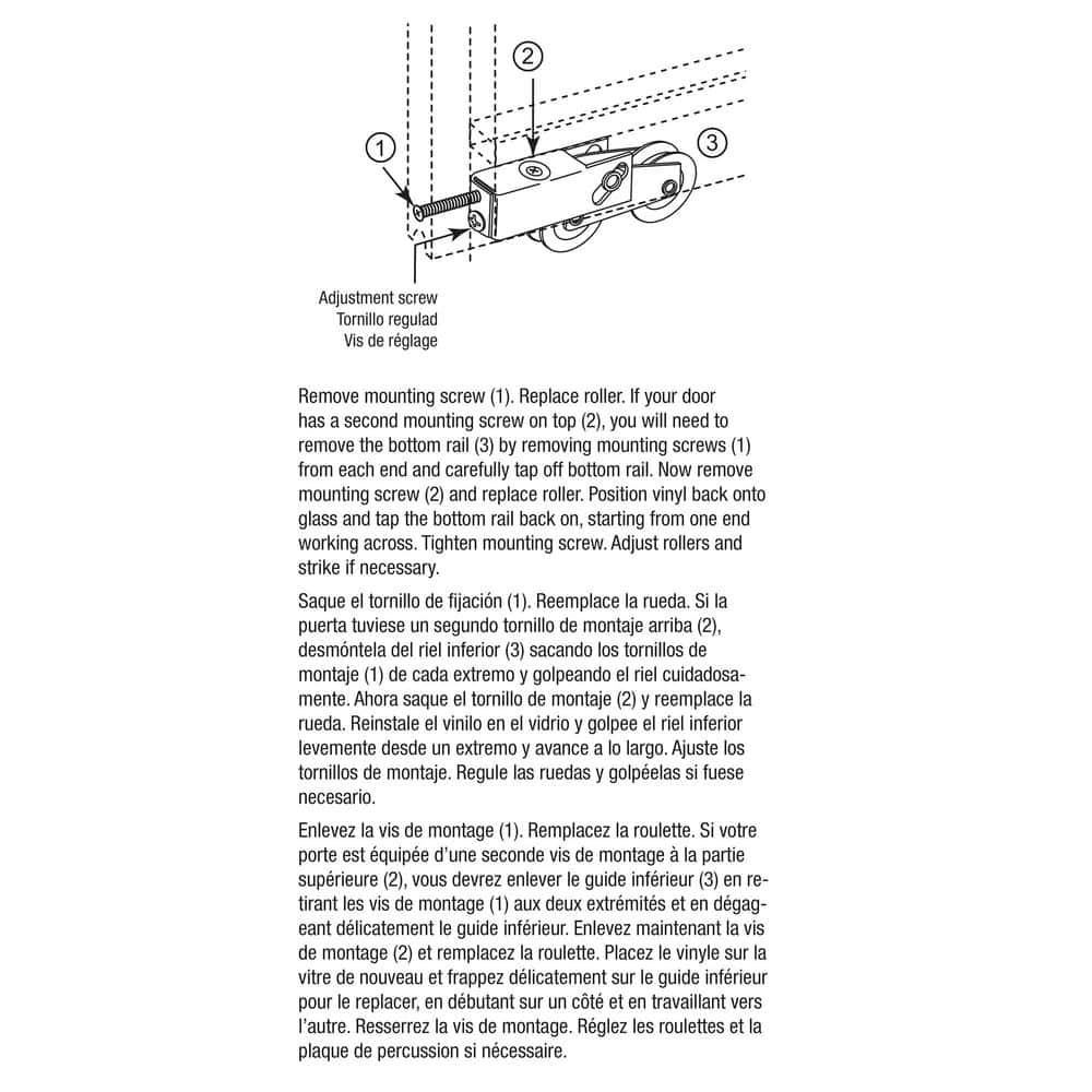 Prime-Line 1-1/8 in., Steel Ball Bearing, Tandem Roller Assembly (3)