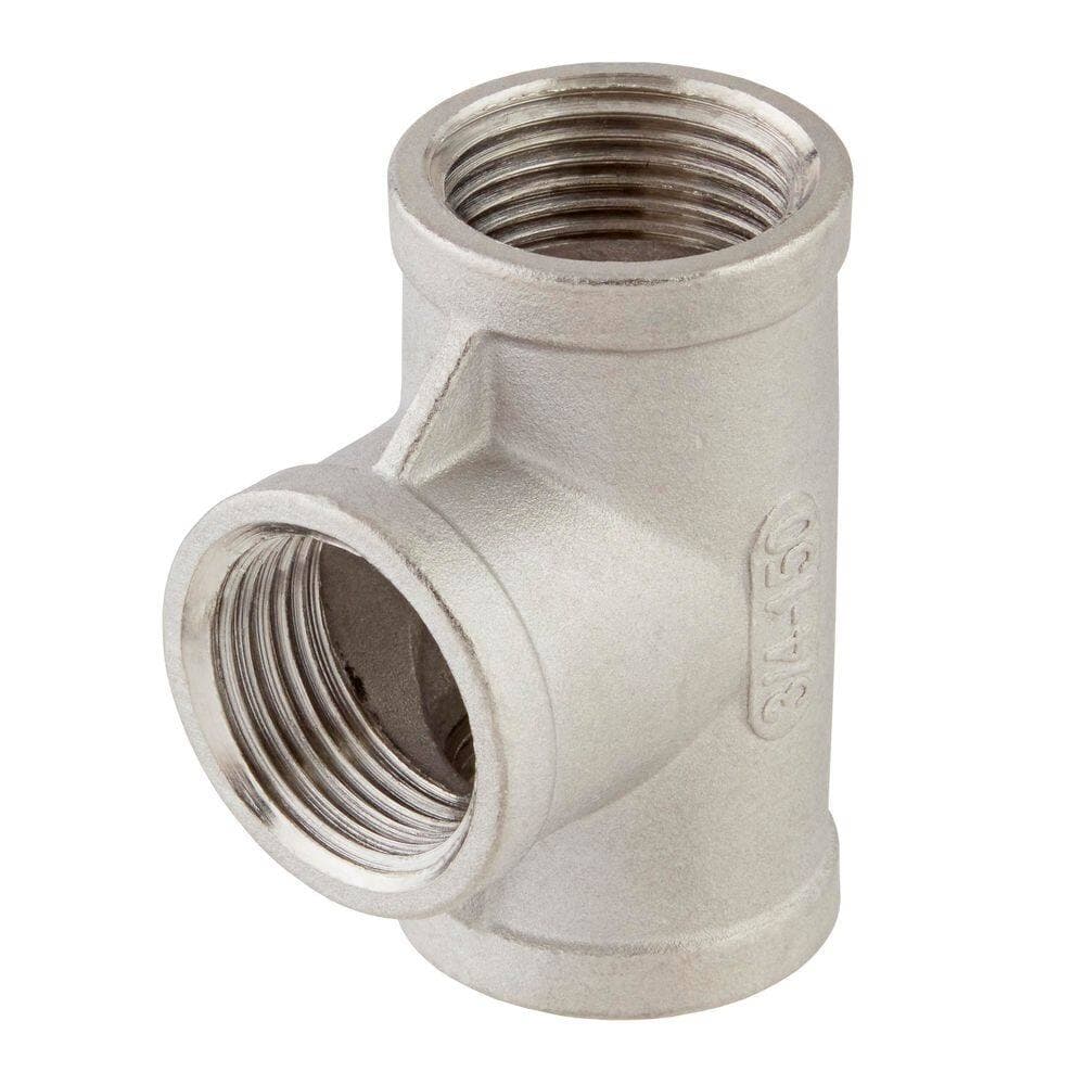 ProLine 3/4 in. FIP Stainless Steel Pipe Tee Fitting (4)