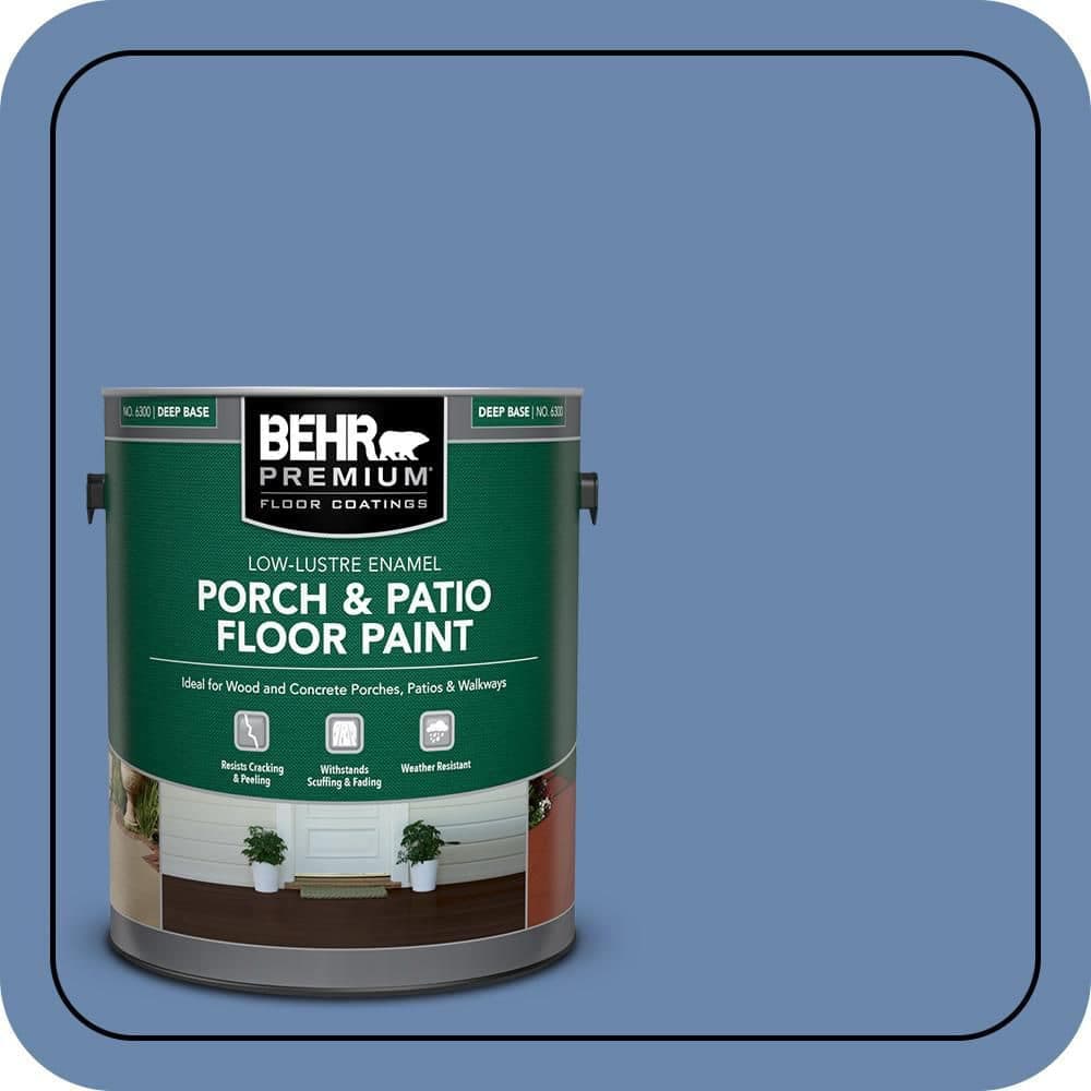BEHR PREMIUM #M530-5 Low-Lustre Enamel Interior/Exterior Porch and Patio Floor Paint (1)