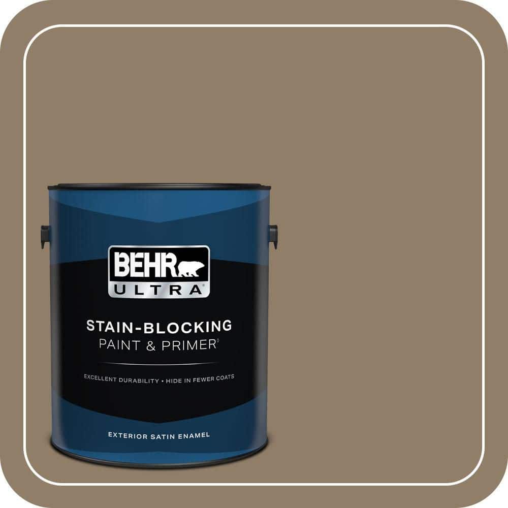 BEHR ULTRA 1 gal. #PPU7-03A Sofisticata Satin Enamel Exterior Paint & Primer
