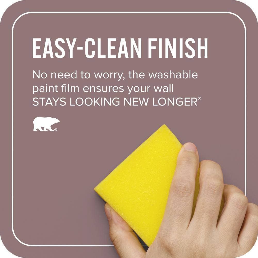 BEHR ULTRA 1 gal. #N120-5 Plumville Extra Durable Flat Interior Paint & Primer (4)
