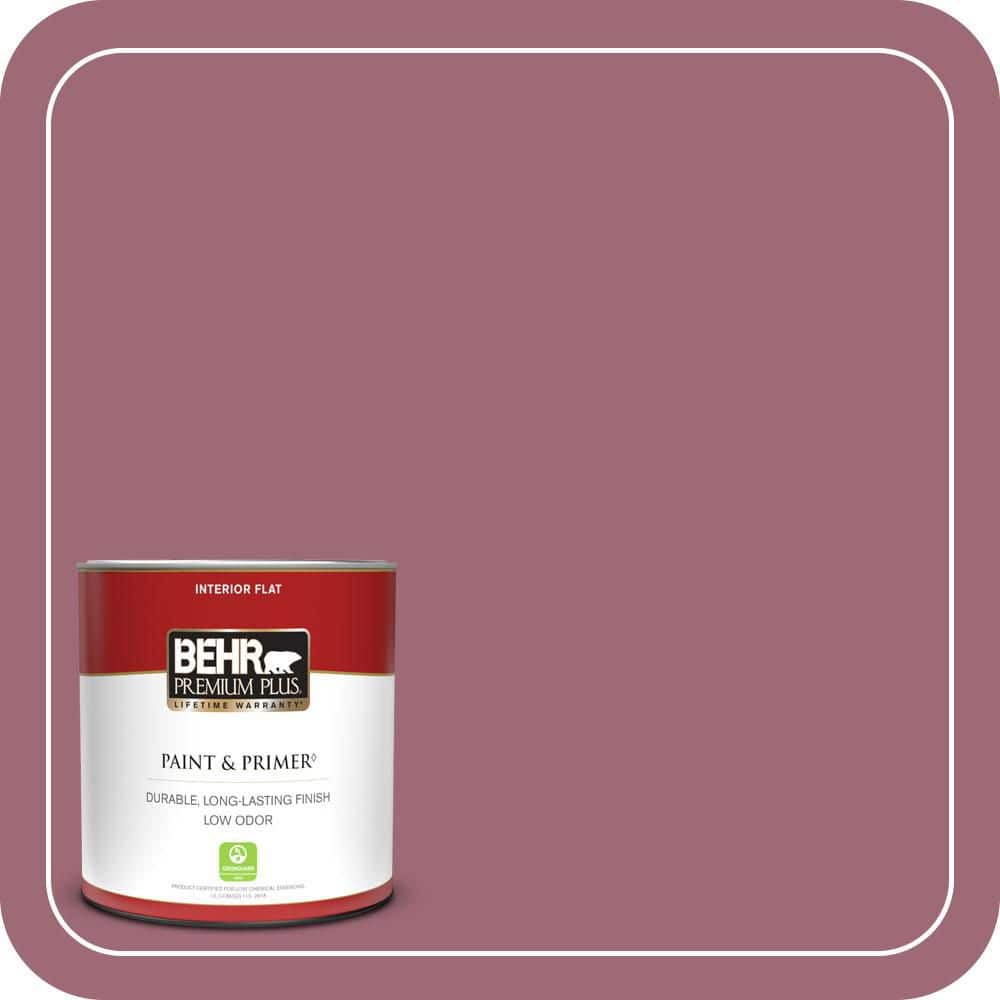BEHR PREMIUM PLUS #100D-5 Berries and Cream Enamel Low Odor & Primer