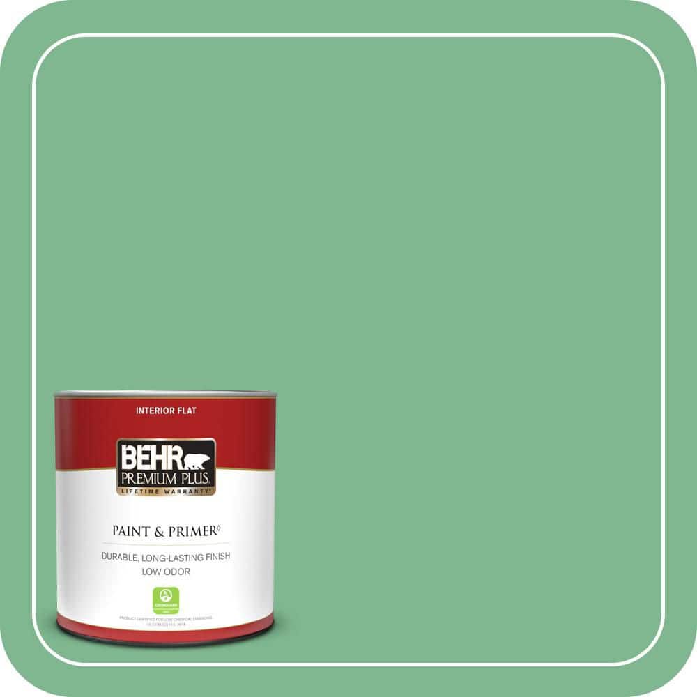 BEHR PREMIUM PLUS #BIC-40 Veiled Chameleon Flat Low Odor & Primer (1)