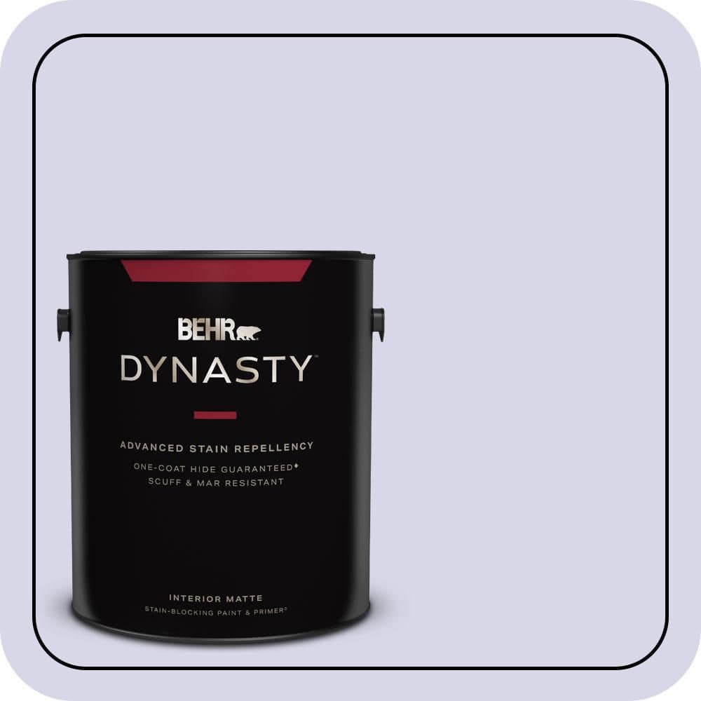 BEHR DYNASTY 1 gal. #630A-2 February Frost Matte Interior Stain-Blocking Paint & Primer