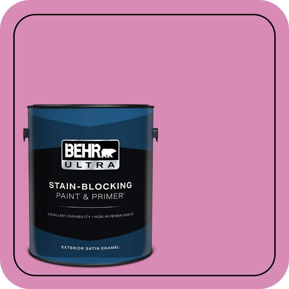 BEHR ULTRA 1 gal. #P120-3 High Maintenance Satin Enamel Exterior Paint & Primer