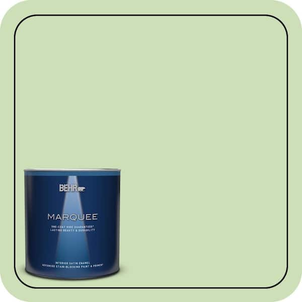 BEHR PREMIUM PLUS #430C-3 Peridot Enamel Interior/Exterior Paint & Primer Color Sample (2)