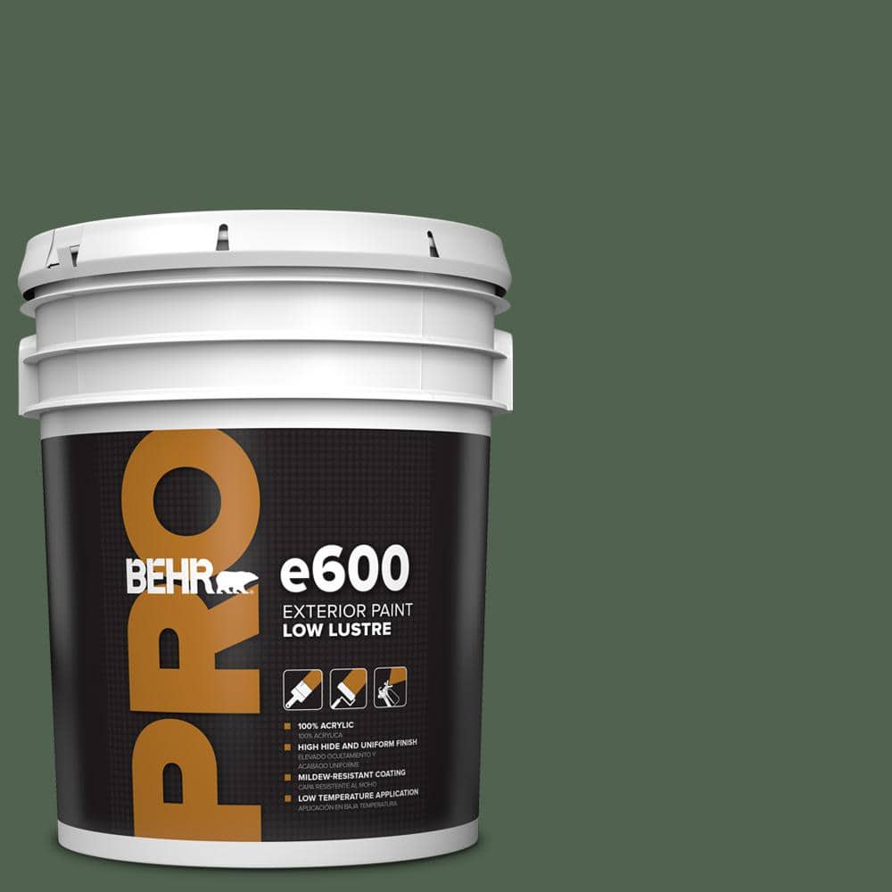 BEHR PRO 5 gal. #BXC-60 Pasture Green Low Luster Exterior Paint