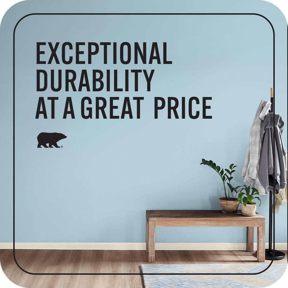 BEHR PREMIUM PLUS #S480-2 Sea Wind Enamel EcoMix Plant-Based & Primer (4)