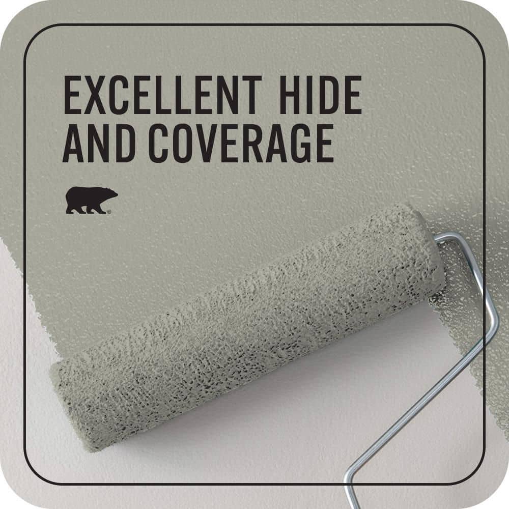 BEHR PREMIUM PLUS #ECC-48-1 Winter Rye Enamel & Primer Color Sample (4)