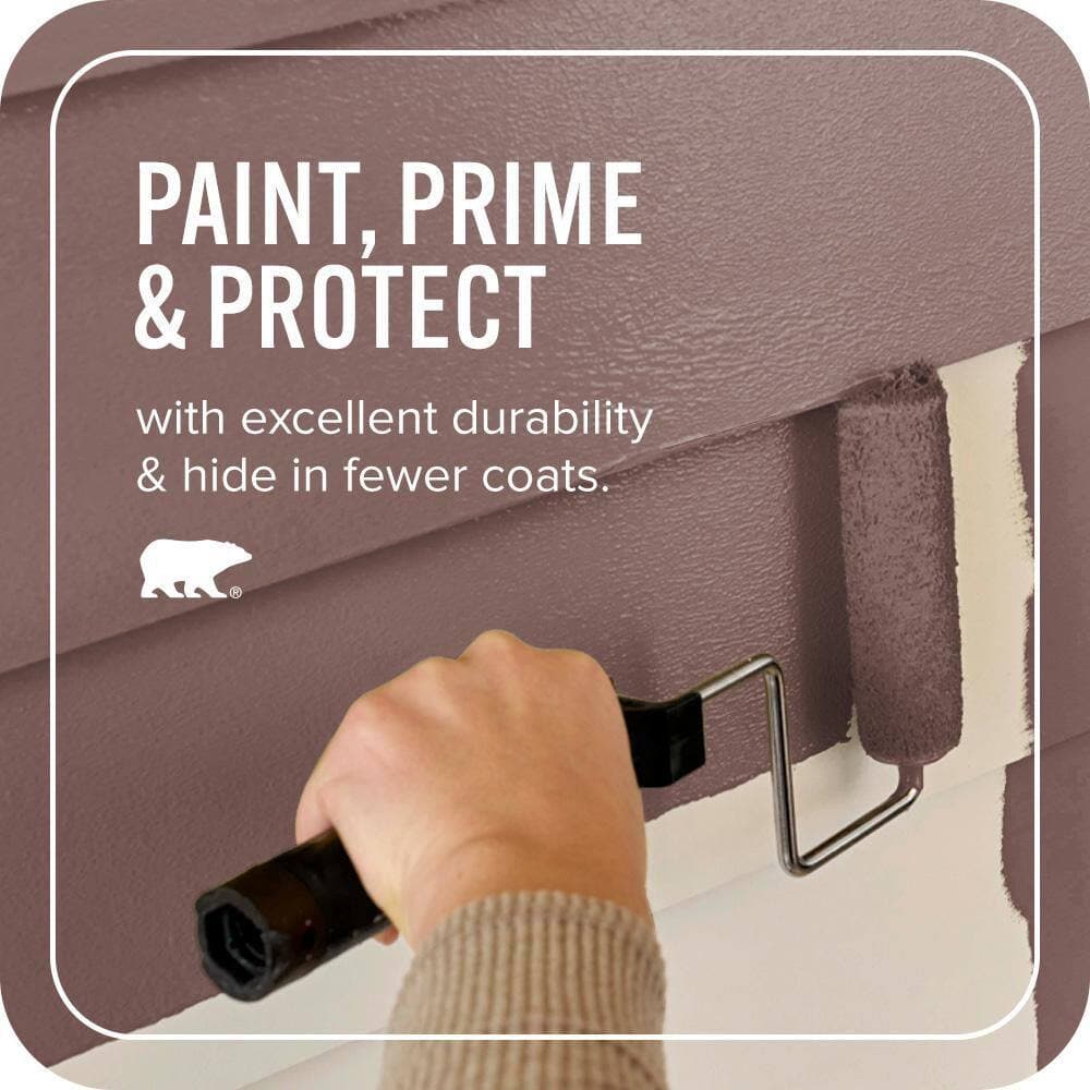 BEHR ULTRA 1 qt. #700B-6 Sequoia Dusk Satin Enamel Exterior Paint & Primer (3)