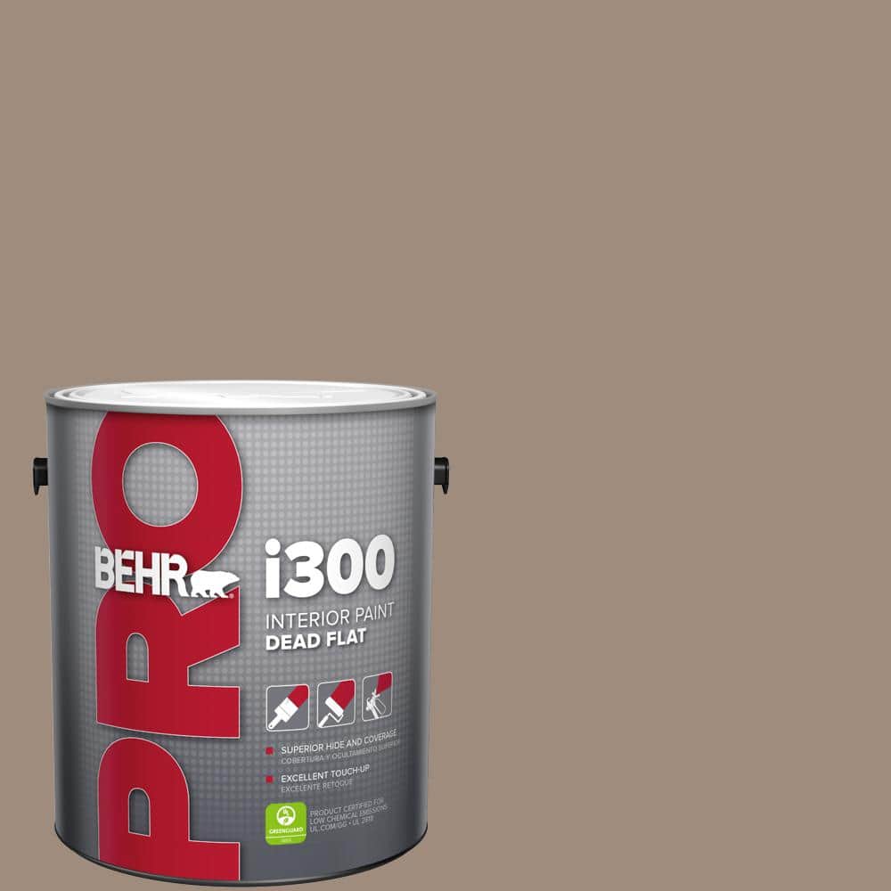 BEHR PRO 1 gal. #BXC-49 Smokey Tan Dead Flat Interior Paint