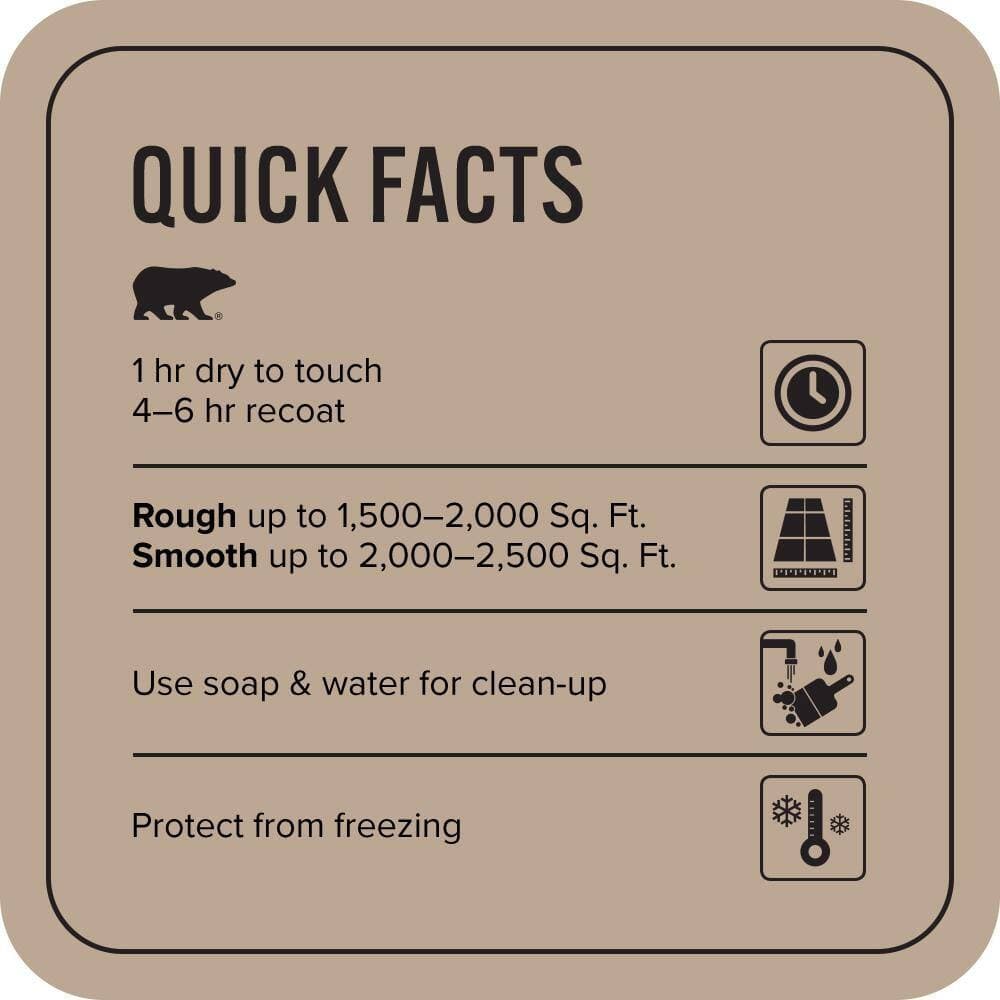 BEHR PREMIUM 5 gal. #700D-4 Brown Teepee Self-Priming 1-Part Epoxy Satin Interior/Exterior Concrete and Garage Floor Paint (4)