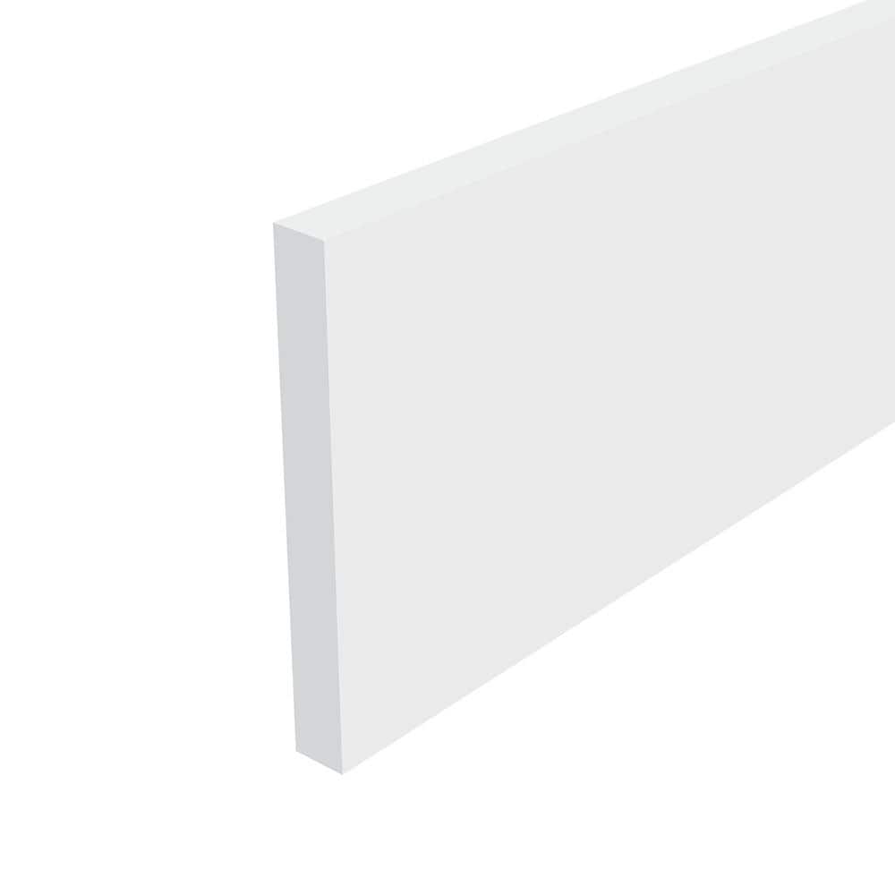 Royal Building Products 7828 5/8 in. x 6 in. x 8 ft. PVC Vinyl Trimplank S4S Molding (4)