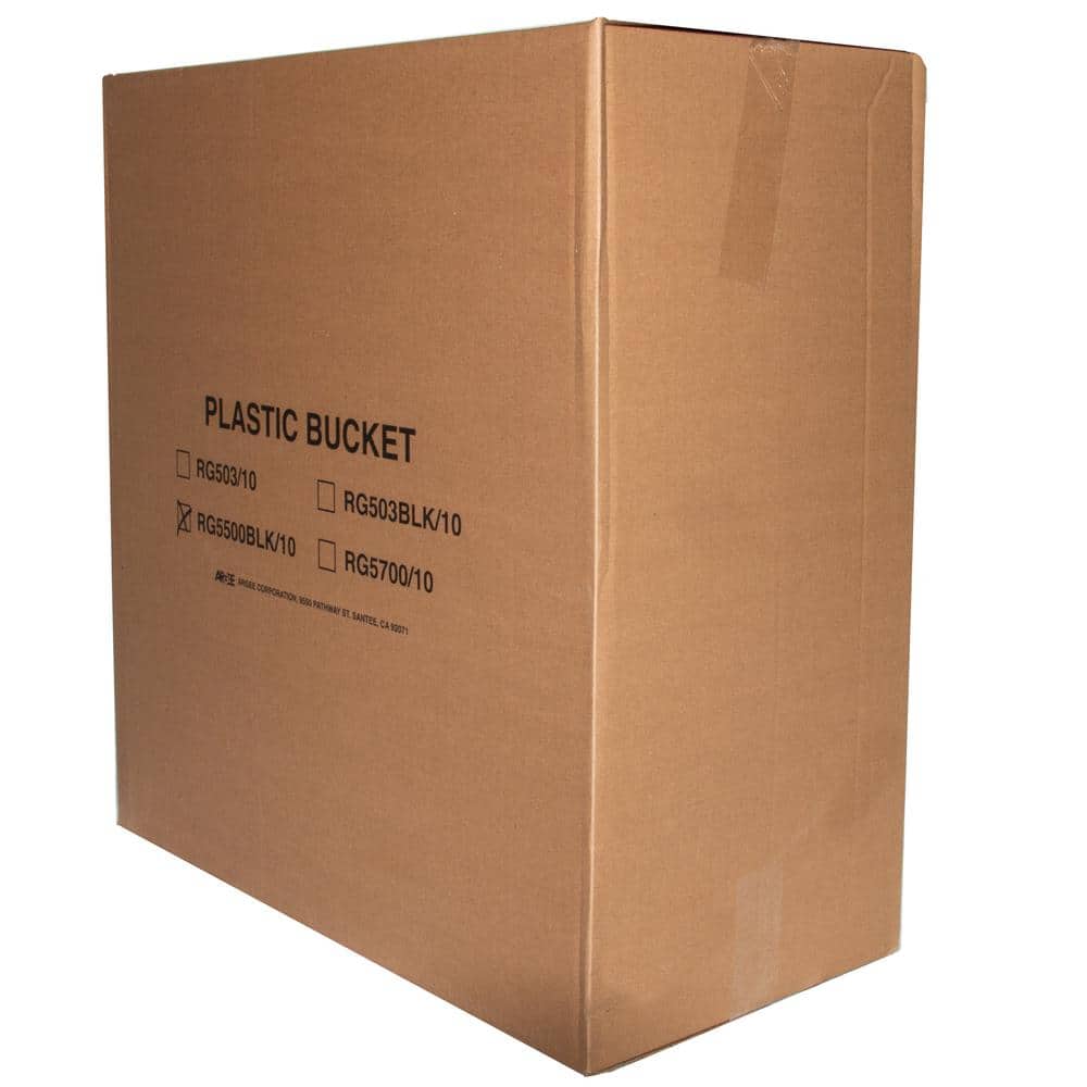 Argee 5 Gal. Black Pail (10-Pack) (3)