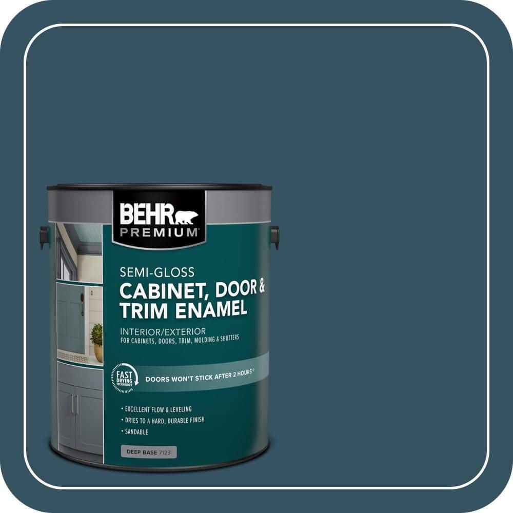 BEHR PREMIUM 1 gal. #MQ5-24 Opera Glasses Semi-Gloss Enamel Interior/Exterior Cabinet, Door & Trim Paint