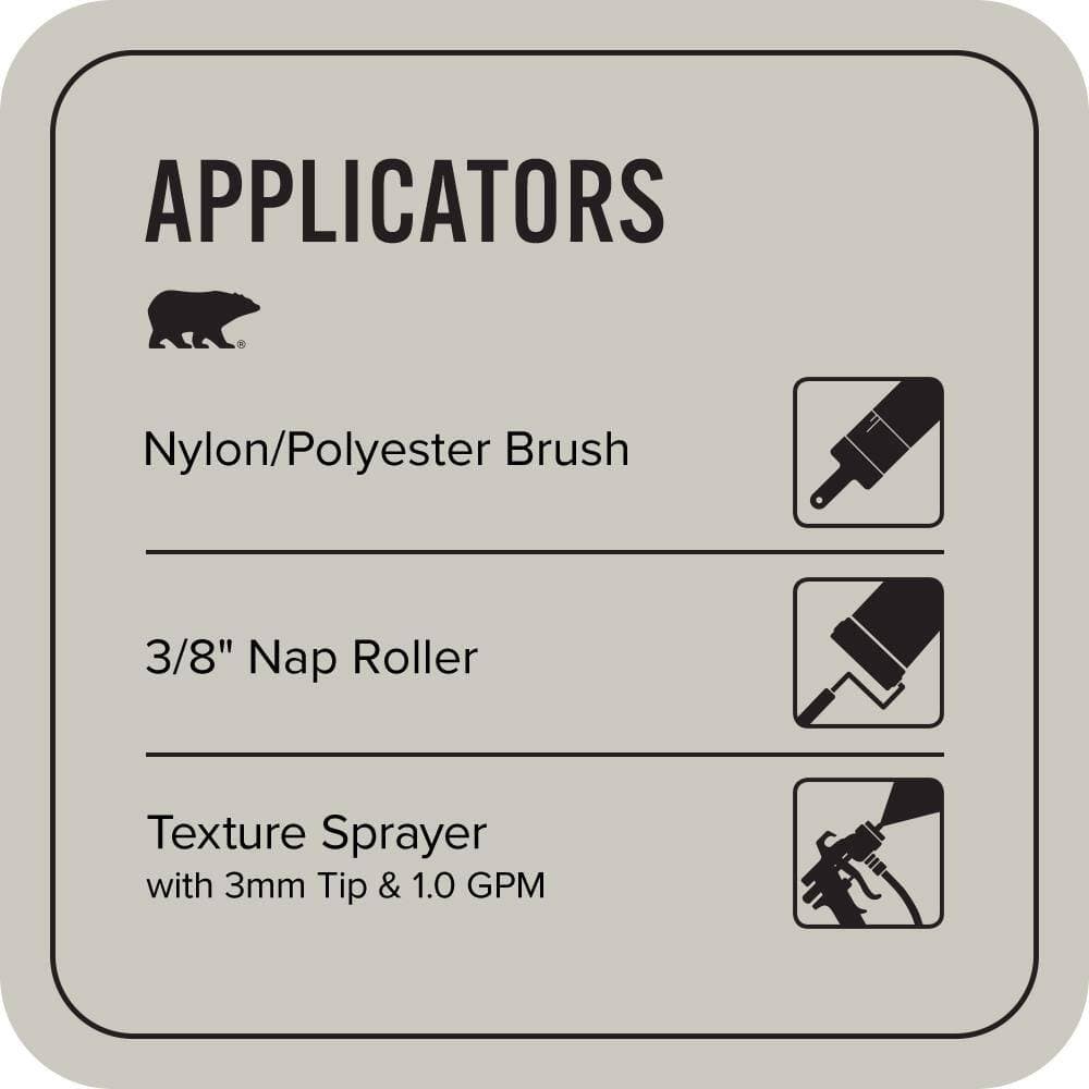 BEHR PREMIUM 1 gal. #DC-008 Gratifying Gray Textured Low-Lustre Enamel Interior/Exterior Porch and Patio Anti-Slip Floor Paint (4)