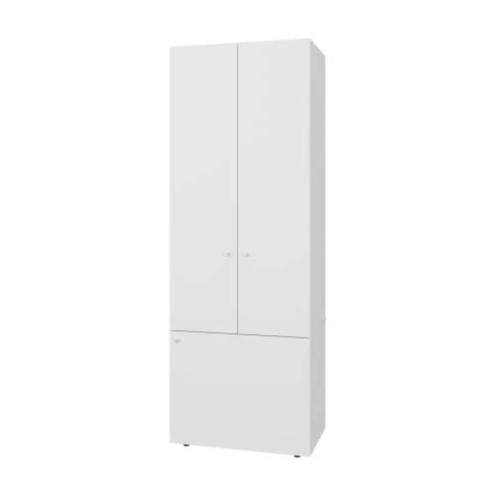 Unbranded 23.6 in. W x 15.8 in. D x 66.9 in. H Bathroom White Linen Cabinet