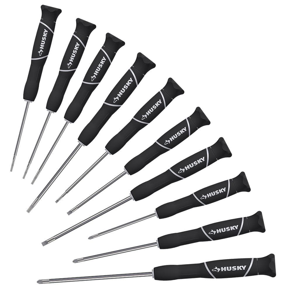 Husky Precision Screwdriver Set (10-Piece)