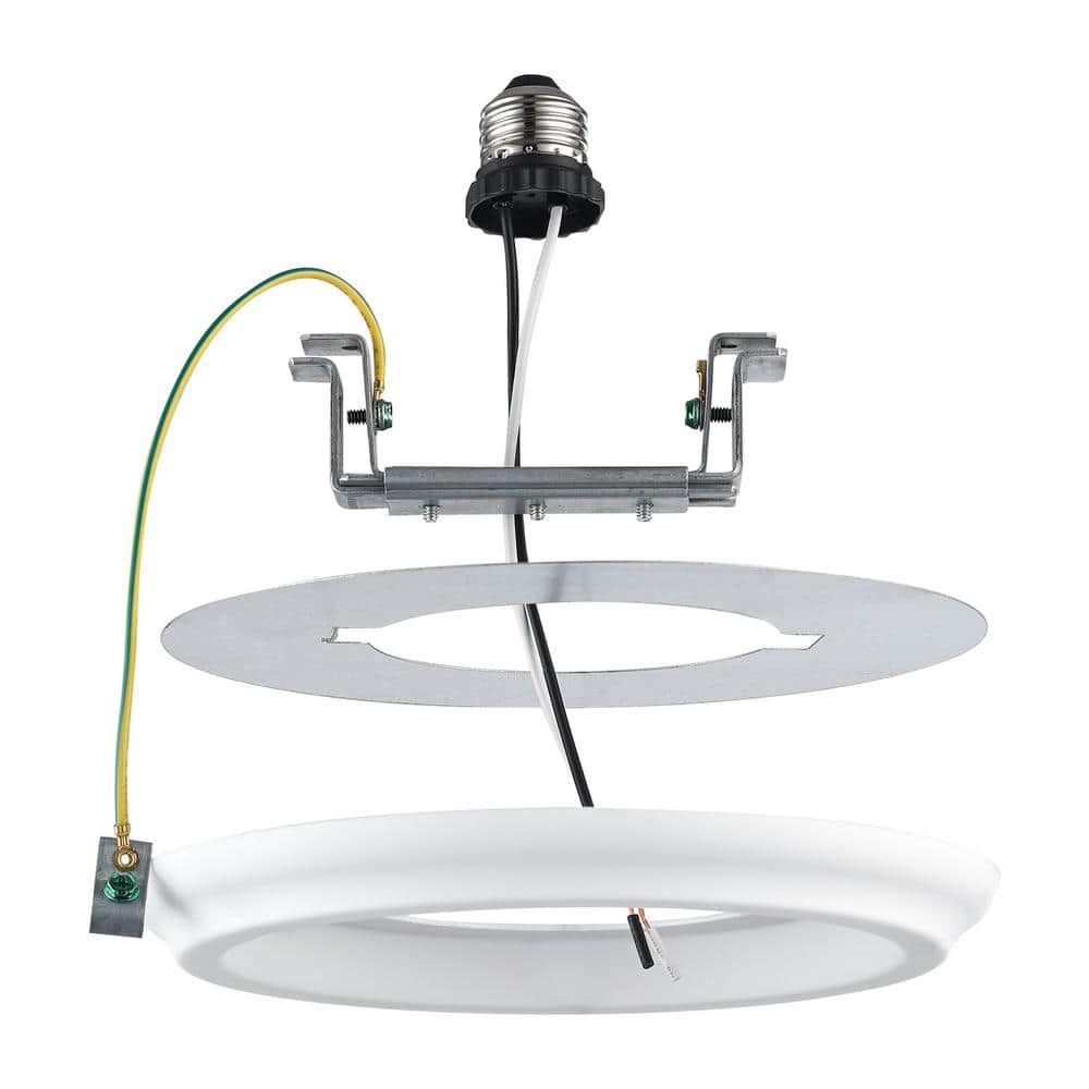 PRIVATE BRAND UNBRANDED 4 in. or 6 in. Recessed Lighting Conversion Kit for Pendants, Chandeliers, and other Fixtures (2)
