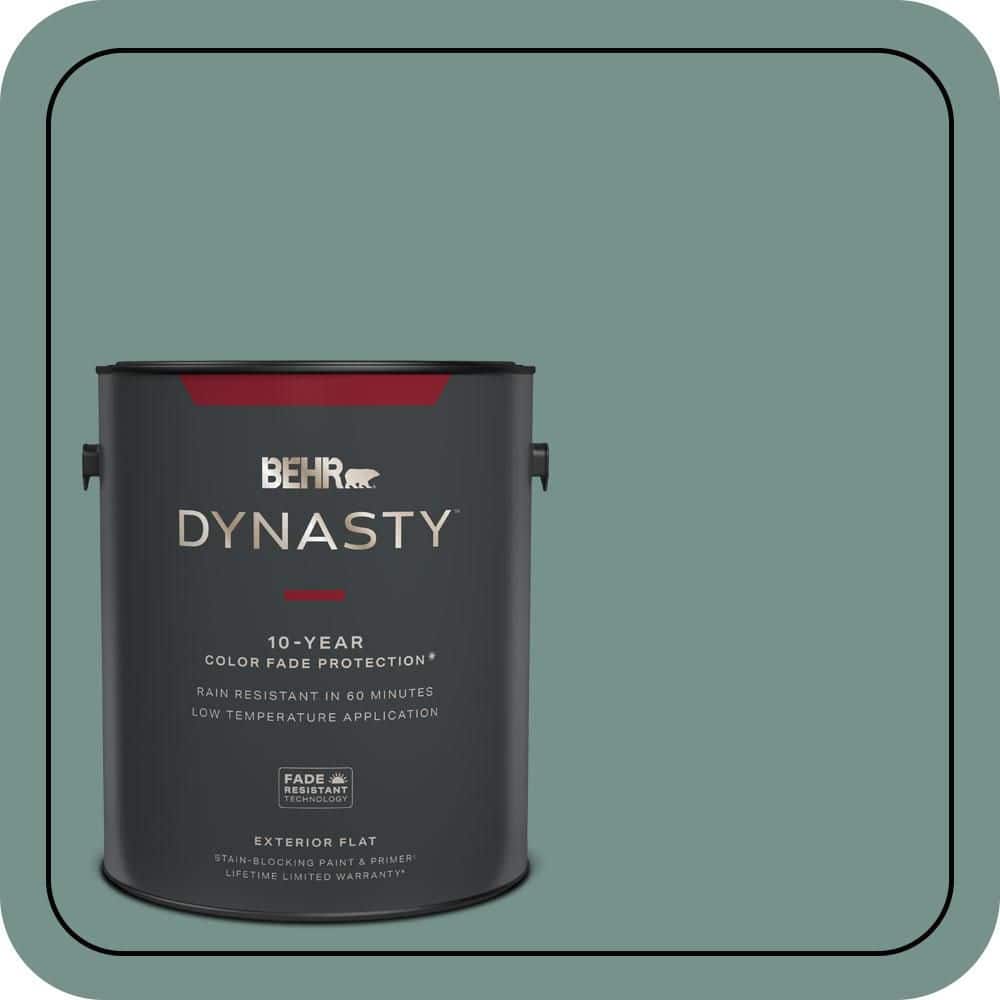 BEHR DYNASTY 1 gal. #S430-5 Longmeadow Flat Exterior Stain-Blocking Paint & Primer