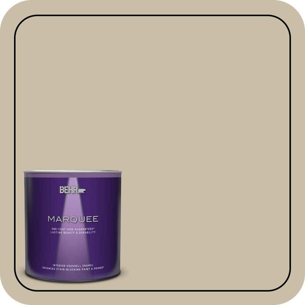 BEHR MARQUEE 1 qt. #PWL-91 Pale Bamboo Eggshell Enamel Interior Paint & Primer (1)