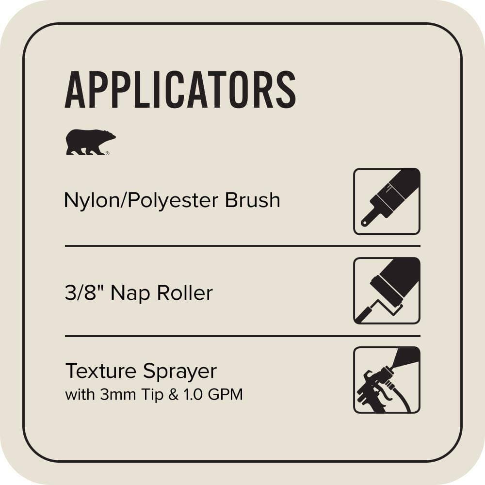 BEHR PREMIUM 1 gal. #BXC-62 Alabaster Textured Low-Lustre Enamel Interior/Exterior Porch and Patio Anti-Slip Floor Paint (4)