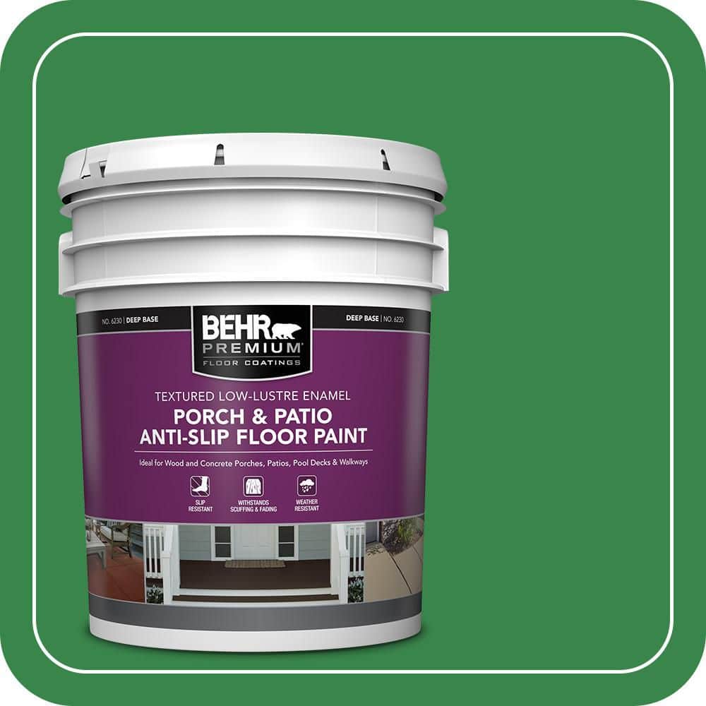 BEHR PREMIUM #450B-7 Textured Low-Lustre Enamel Interior/Exterior Porch and Patio Anti-Slip Floor Paint (1)