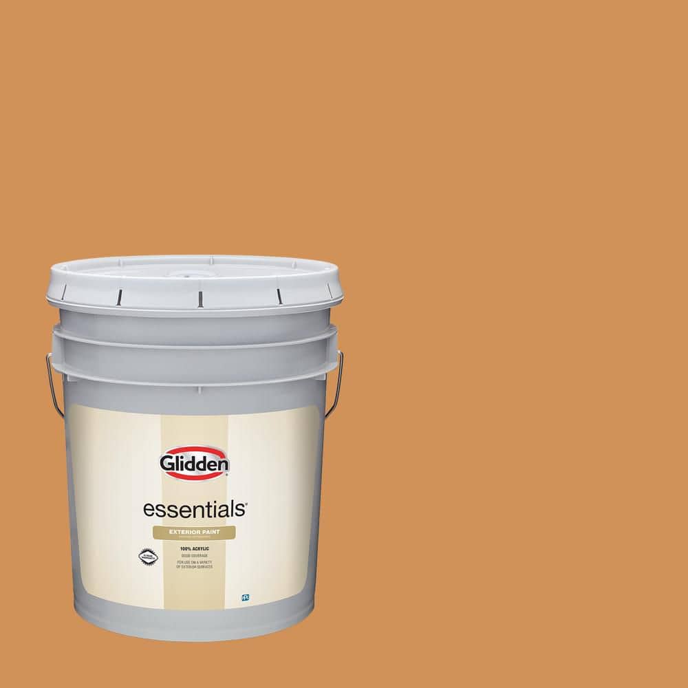 Glidden Essentials 5 gal. PPG1202-6 Polo Pony Semi-Gloss Exterior Paint