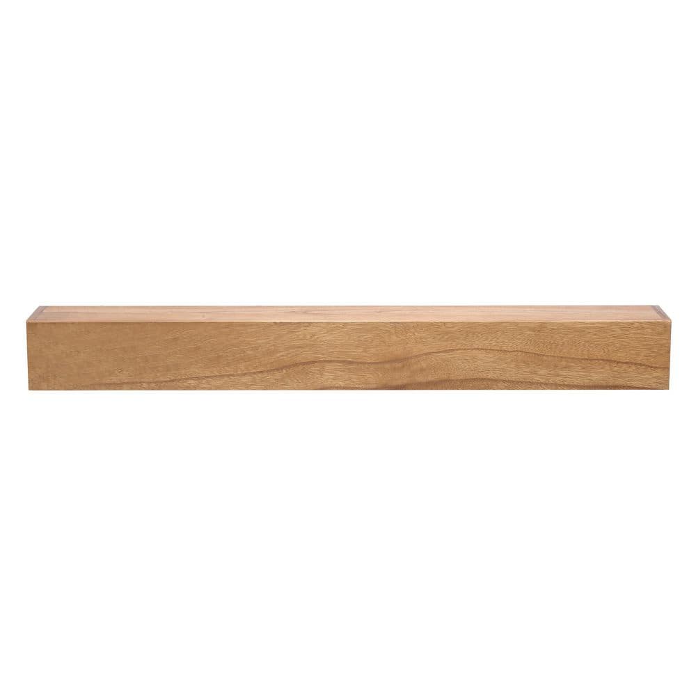 Dogberry Collections Classic 60 in. Aged Oak Cap-Shelf Mantel (2)