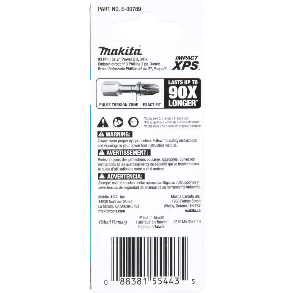 Makita Impact XPS # Phillips Power Bit (4)