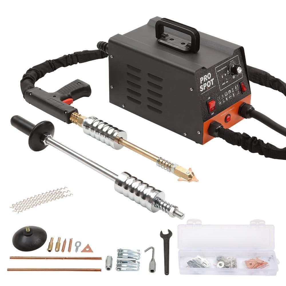 Unbranded Stud Welder Dent Repair Kit,3KW Spot Welder Dent Puller with 6 Welding Modes, Auto Body Spot Welding Dent Puller Machine (2)