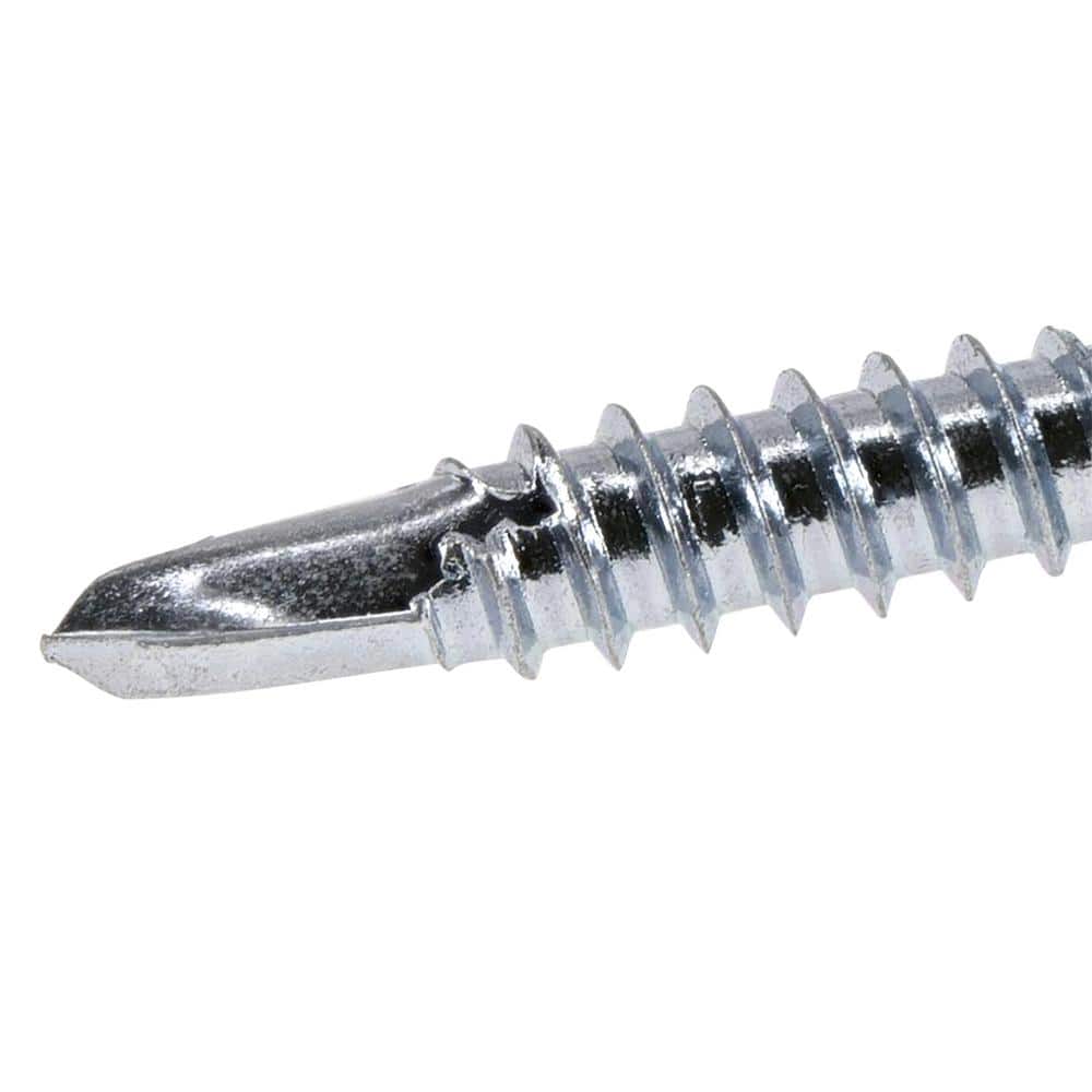 Everbilt #8 . External Hex Flange Hex-Head Self-Drilling Screws-Box (4)