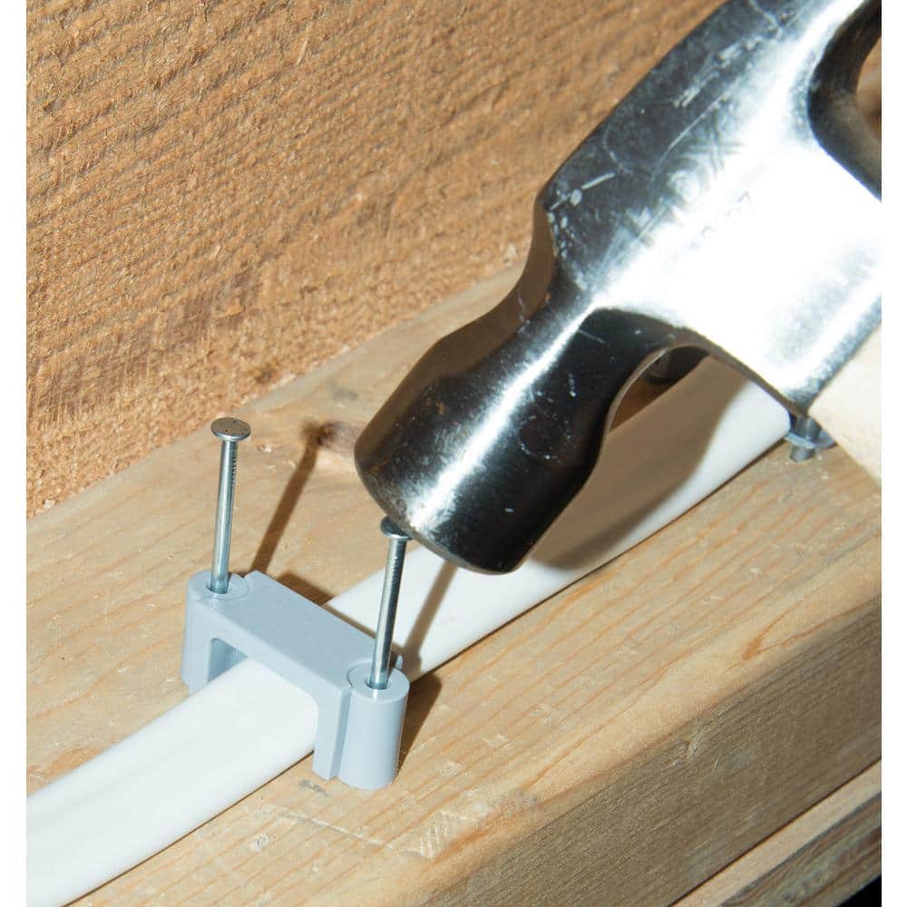 Gardner Bender 3/4 in. Polyethylene Service Entrance Cable Staples - Gray (10-Pack) (3)
