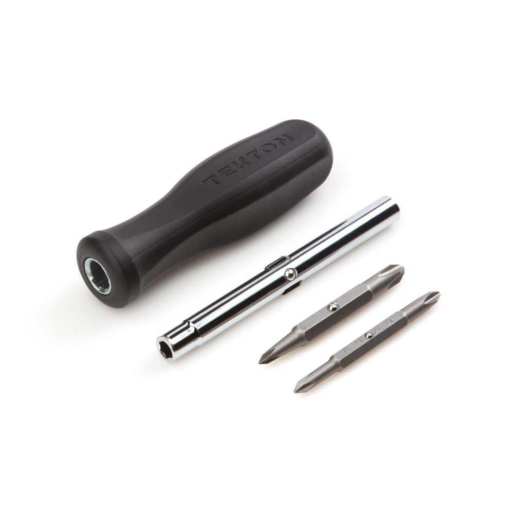 TEKTON 6-in-1 Phillips Screwdriver (#1 x #2, #0 x #3, Black) (2)