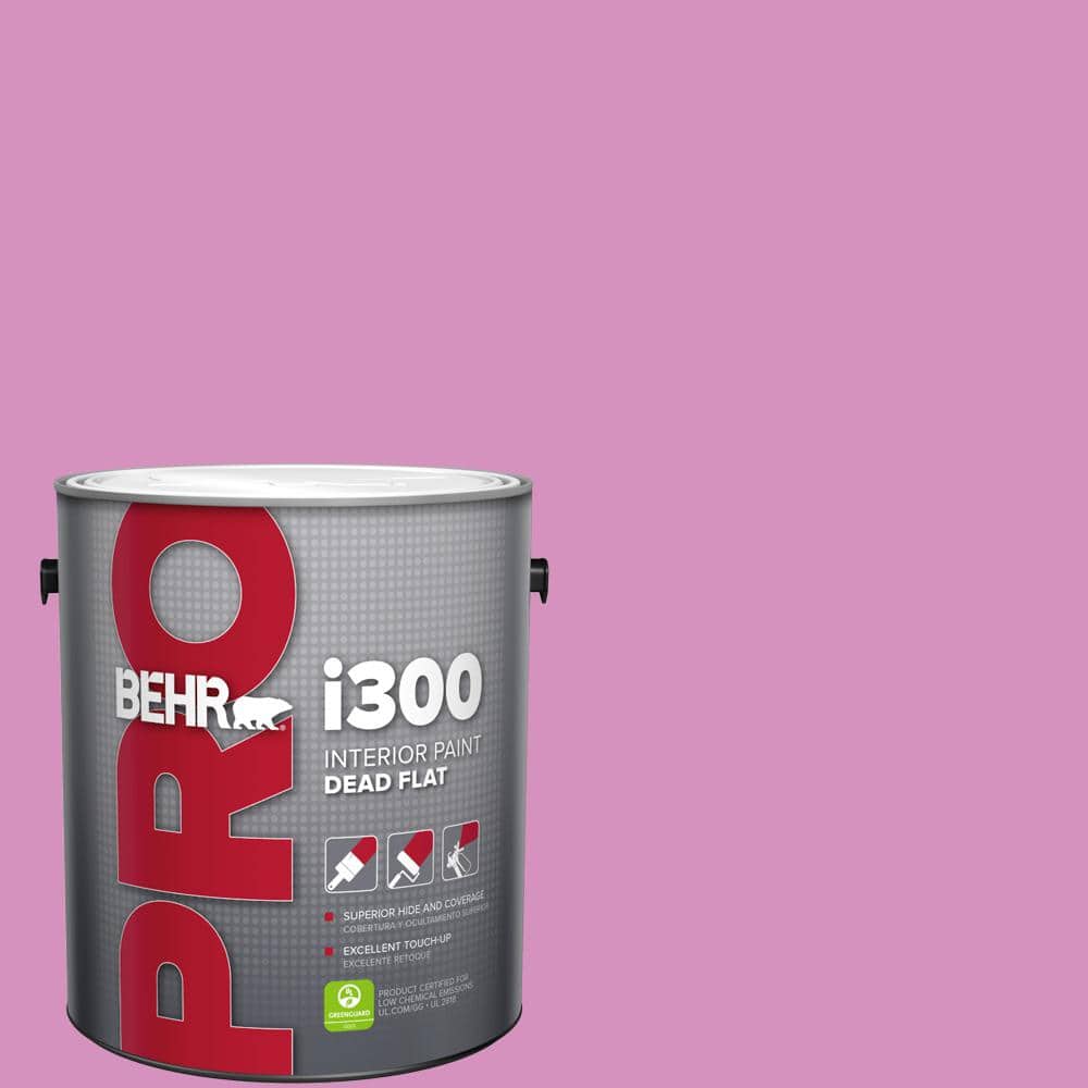 BEHR PRO 1 gal. #680B-4 Pressed Flower Dead Flat Interior Paint