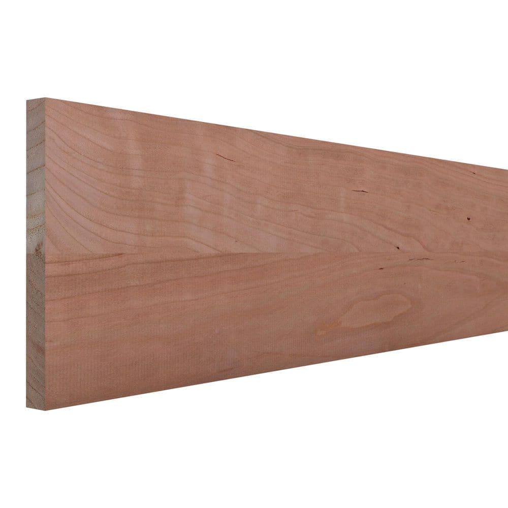 Ornamental Mouldings 0.75 in. D x 7.25 in. W x 48 in. L Unfinished Natural Cherry Wood Board (1)