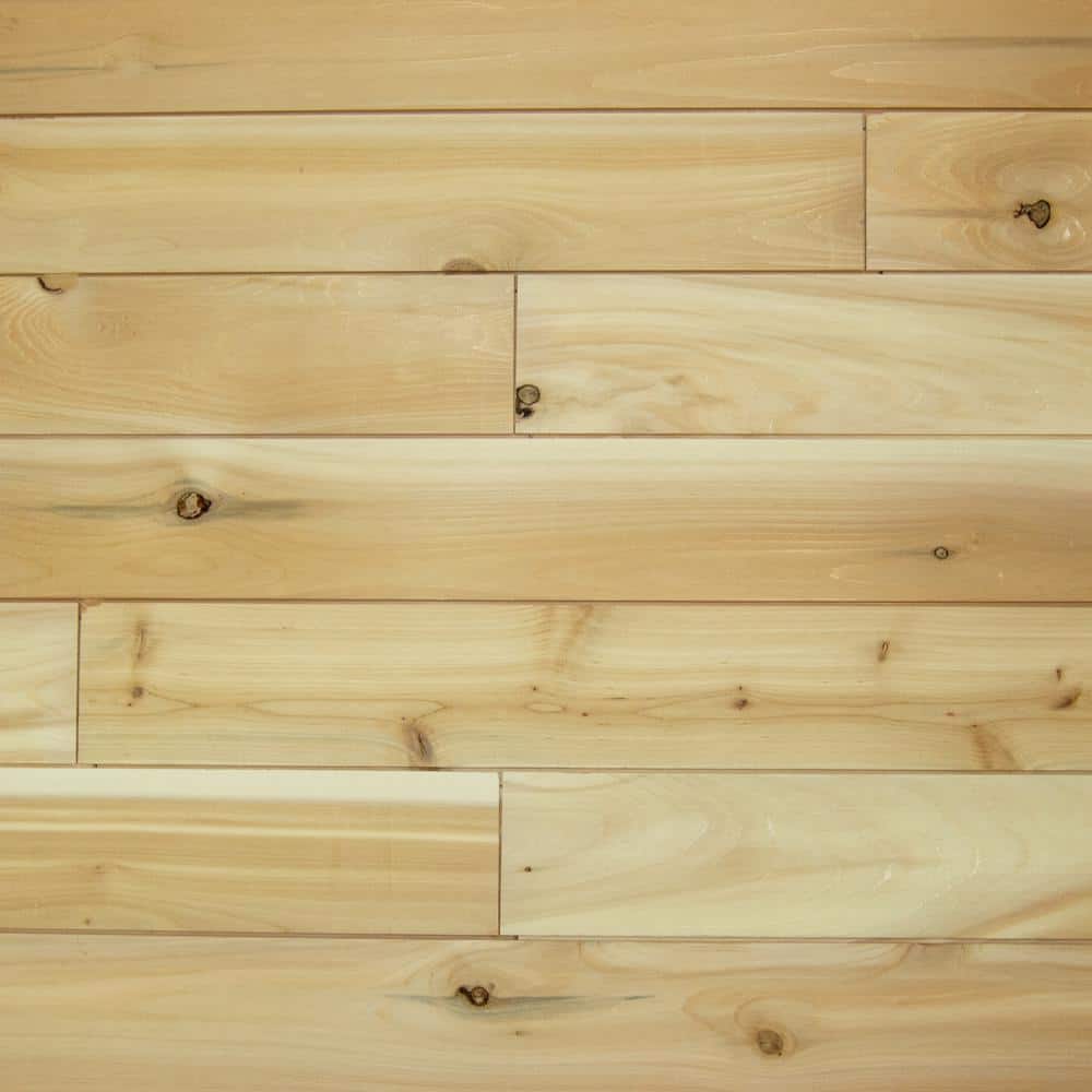WILSON 1 in. x 4 in. Northern White Cedar End-Matched Tongue and Groove V-Groove and Shiplap Select Softwood Boards(32 sq. ft.) (3)