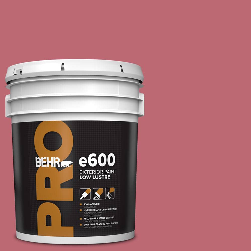 BEHR PRO 5 gal. #M140-5 Cherry Fizz Low Luster Exterior Paint